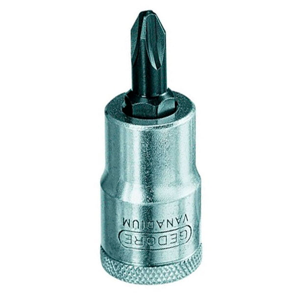Chave Soquete Phillips Encaixe 1/2" Gedore 016620 Ph3 016620