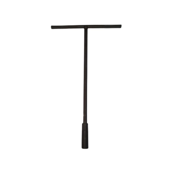 Chave T Canhão Longa 17mm Preto Cabo Reto Apertar/desapertar