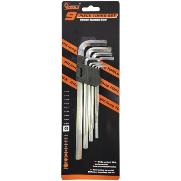 Chave Torx Allen C/ 9 Pecas New Day Grande