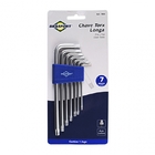 Chave Torx Longa Brasfort Jgo 7pcs T10-740 Blister 7834