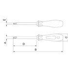 Chave Trafix Torx Tork Cabo Cromo Vanádio T10 Tramontina Pro