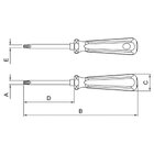 Chave Trafix Torx Tork Cabo Cromo Vanádio T20 Tramontina Pro