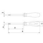 Chave Trafix Torx Tork Cabo Cromo Vanádio T45 Tramontina Pro