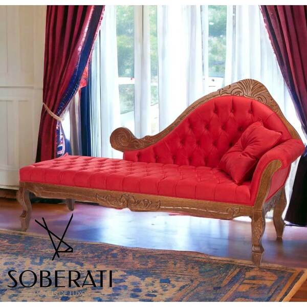 Cheise Clássica Entalhada Em Madeira Maciça Verniz Imbuia E V