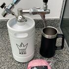 Chopeira Portátil Vacuum 5l King Keg Branca