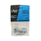 Chumbador com Prisioneiro Aço Carbono 6,5mm para Alvenaria com 2 peças Sforplast