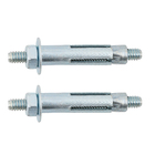 Chumbador Prisioneiro Aço Alvenaria 6,3x65mm 1/4" Standers 2 peças