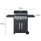 Churrasqueira a Bafo B500 a Gás