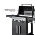 Churrasqueira a Bafo B500 a Gás