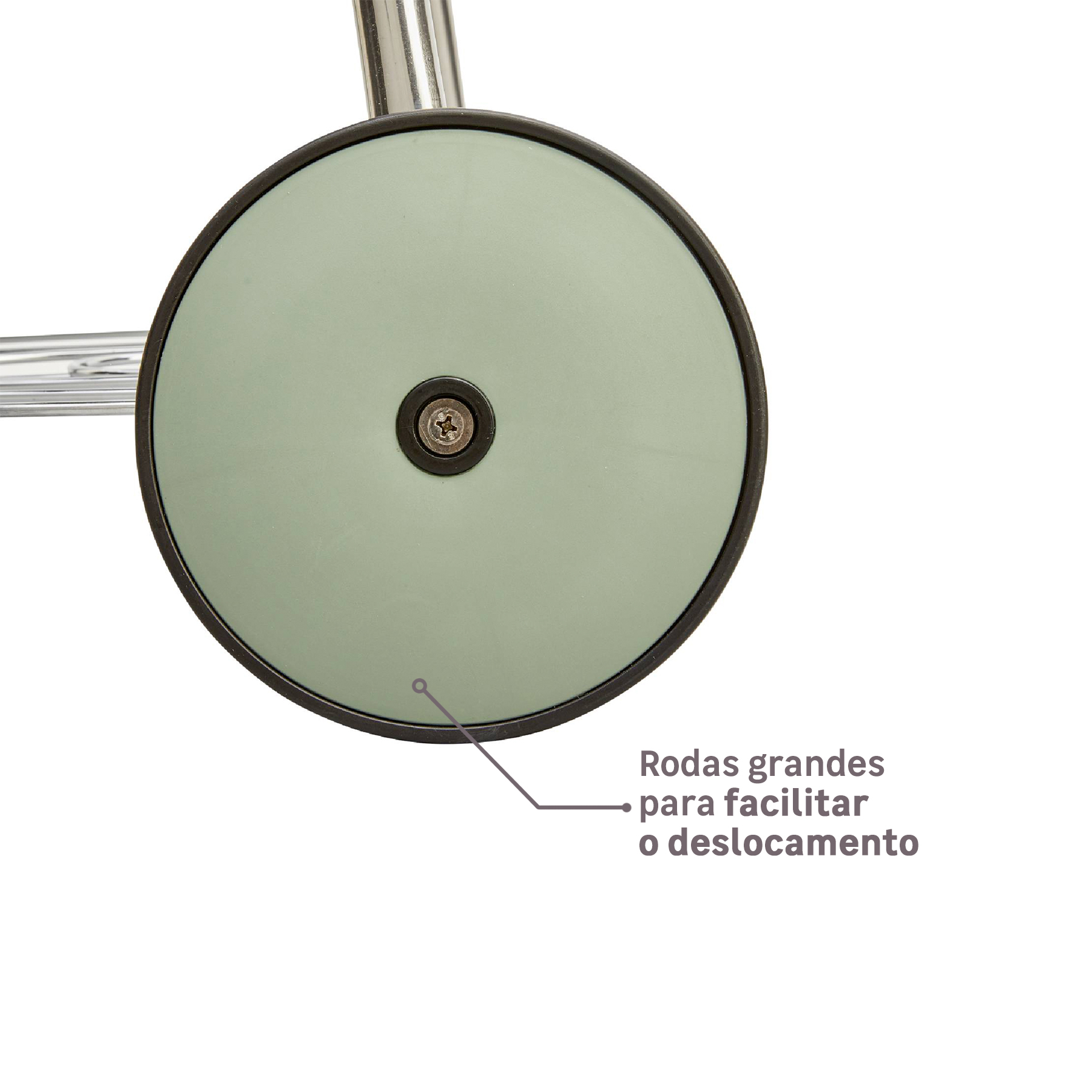 Churrasqueira a Bafo Phoenix Beta II da Naterial:Rodas grandes para facilitar o deslocamento