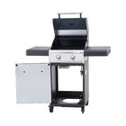 Churrasqueira a Bafo Gás com 2 Queimadores 117x115cm Kenton Naterial