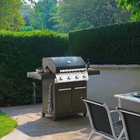 Churrasqueira a Bafo Gás com 4 Queimadores 117x139cm Kenton Naterial