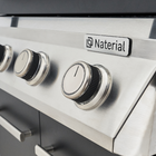 Churrasqueira a Bafo Gás com 4 Queimadores 117x139cm Kenton Naterial