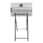 Churrasqueira a Bafo Master Grill Inox a Carvão Ouro de Minas