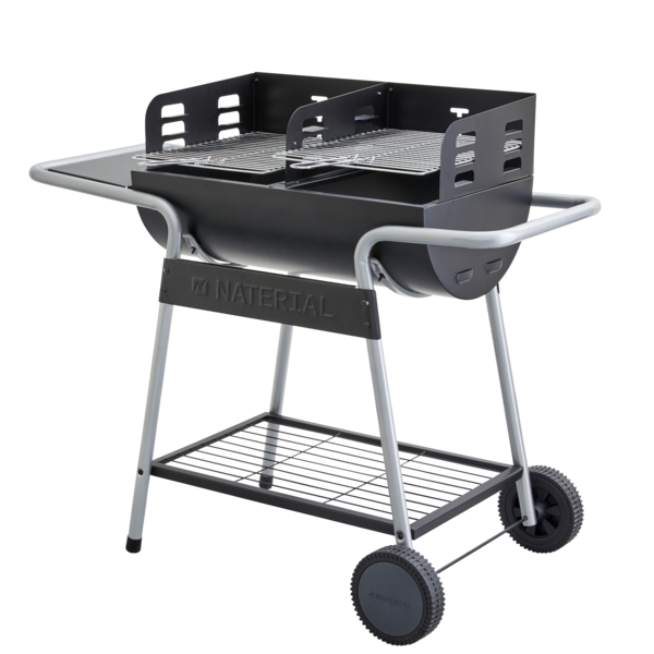 Churrasqueira a Carvão Portátil Carvão 2 Queimadores Icarus Alpha II Naterial