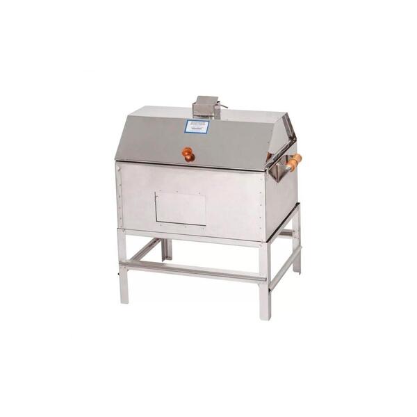 Churrasqueira À Carvão Baú Inox 50x40x63 Cm - Brighente