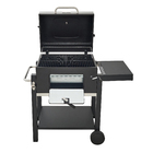 Churrasqueira a Carvão Centaurus Aço Preto Naterial