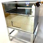 Churrasqueira A Carvão Inox Aberta