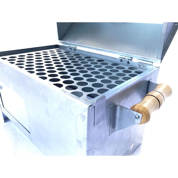 Churrasqueira A Carvão Mini Portátil Zincada  Pzf5