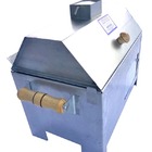 Churrasqueira A Carvão Mini Portátil Zincada Pzf4