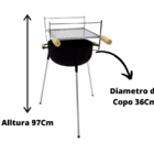 Churrasqueira A Carvão Redonda P