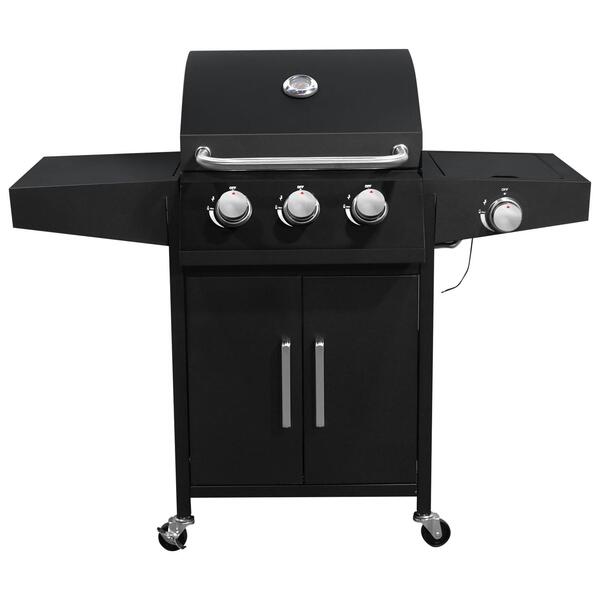 Churrasqueira A Gás 3 Queimadores Centrais 1 Lateral American