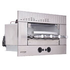 Churrasqueira A Gás 4 Espetos Embutir Glp 220v Painel Ventila