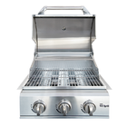 Churrasqueira A Gás Aço Inox 304 Embutir Ou Bancada 3 Queimad