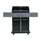 Churrasqueira A Gás Chaleur Devon Black 4 Queimadores De Carr