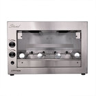 Churrasqueira A Gás De Bancada 4 Espetos Com Porta De Vidro G