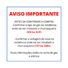 Churrasqueira A Gás De Bancada 4 Espetos Gás Natural/220v Tit