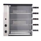 Churrasqueira A Gás De Bancada Vertical 5 Espetos Stand Titan