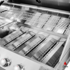 Churrasqueira A Gás De Embutir Chaleur Concept Series 4 Queim