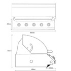 Churrasqueira A Gás De Embutir Concept Series 5 Queimadores