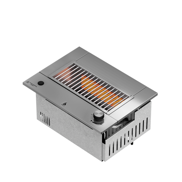 Churrasqueira A Gas De Embutir Dxx201 Slim Dinoxx Grelha Urug