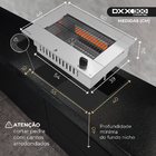 Churrasqueira A Gas De Embutir Dxx300 Essential Dinoxx Grelha