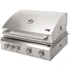 Churrasqueira À Gás De Embutir Evol 4 Queimadores 75 Cm Inox