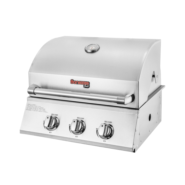 Churrasqueira À Gás Embutir Bonezze Pro 3 - Gás Natural