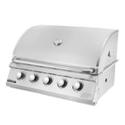 Churrasqueira À Gás Embutir Mikazza G2 Pro 5 - Gás Botijão