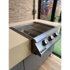 Churrasqueira A Gás Embutir Mikazza Pro 3 Standard - Gás Natu