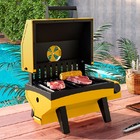 Churrasqueira À Gás Gs300 Portátil - Metávila - Amarelo / Pre