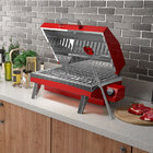 Churrasqueira À Gás Gs500 Portátil - Metávila - Vermelho / In