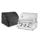 Churrasqueira A Gás Mikazza Pro 3 Portátil De Bancada + Capa