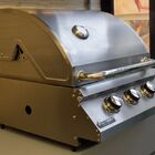 Churrasqueira A Gás Mikazza Pro 3 Portátil De Bancada + Capa