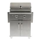 Churrasqueira A Gás No Carrinho Série C - 28" - Gás Glp