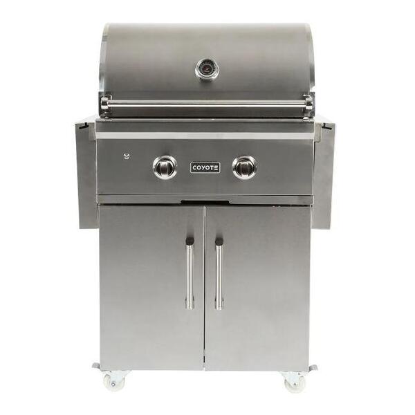 Churrasqueira A Gás No Carrinho Série C - 28" - Gás Glp