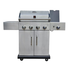 Churrasqueira A Gás Portátil de Carrinho Americano Chaleur Br