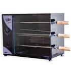 Churrasqueira A Gás Rotativa 3 Espetos Vitta Arke 220v Gn Pre