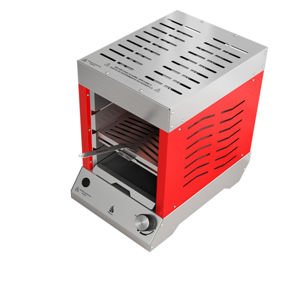 Churrasqueira A Gás Vertical Sem Fumaça - Flame Dinoxx - Gás