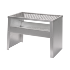 Churrasqueira Aço Galvanizado Montada Portátil Leve 30x40x24c